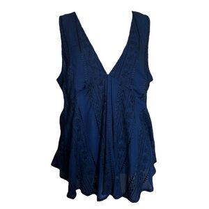Free People Embroidered Tank